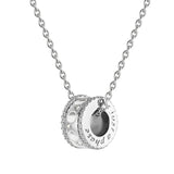 "It's Just a Phase" Moon Phase Spinning Charm (Silver)
