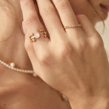 Stella Moonstone Statement  Ring