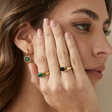 Gold Black Onyx Signet Ring