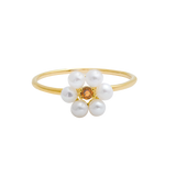 Daisy Ring with Citrine
