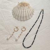 Sienna Dangly Pearl Earrings