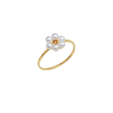 Daisy Ring with Citrine