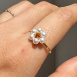 Daisy Ring with Citrine