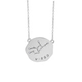 Virgo Zodiac Sign Necklace