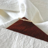 Beaded Moissanite Solid Gold Ring – A Timeless Stackable Essential