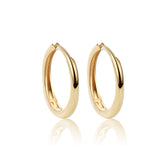 14K Solid Gold Basic Huggies