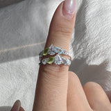 Olia Gemstone Ring (Silver)