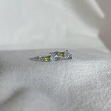 Olia Gemstone Ring (Silver)