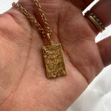 "Protect Your Energy" Evil Eye Molten Necklace