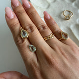 Jasmine Green Pinky Ring