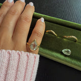 Jasmine Green Pinky Ring