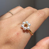 Daisy Ring with Citrine