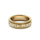 "It's just a phase" Moon Phase Spinning Ring