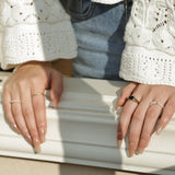 Gold Black Onyx Signet Ring