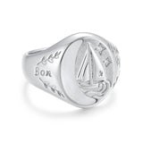 Bon Voyage Signet Ring (Silver)