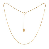 Adaya 14K Solid Gold Snake Chain Necklace