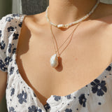Morganite Pearl Choker