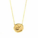 Virgo Zodiac Sign Necklace