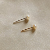 Tiny Pearl Stud Earrings