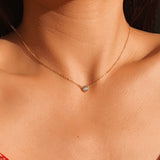 Lexi White CZ Necklace