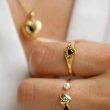 Fearless Heart Pearl Ring