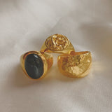 Abyss Black Onyx Ring