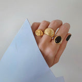 Abyss Black Onyx Ring