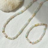 Morganite Pearl Bracelet