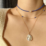 Lapis Lazuli Chain Necklace