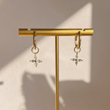 Veronica Sky Blue Topaz Hoops