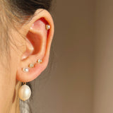 Athena Pearl Stud Earrings
