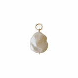 Flat Baroque Pearl Charm (1PCS)