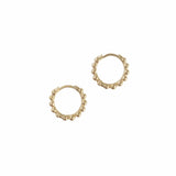 Betty Beaded Huggie Earrings