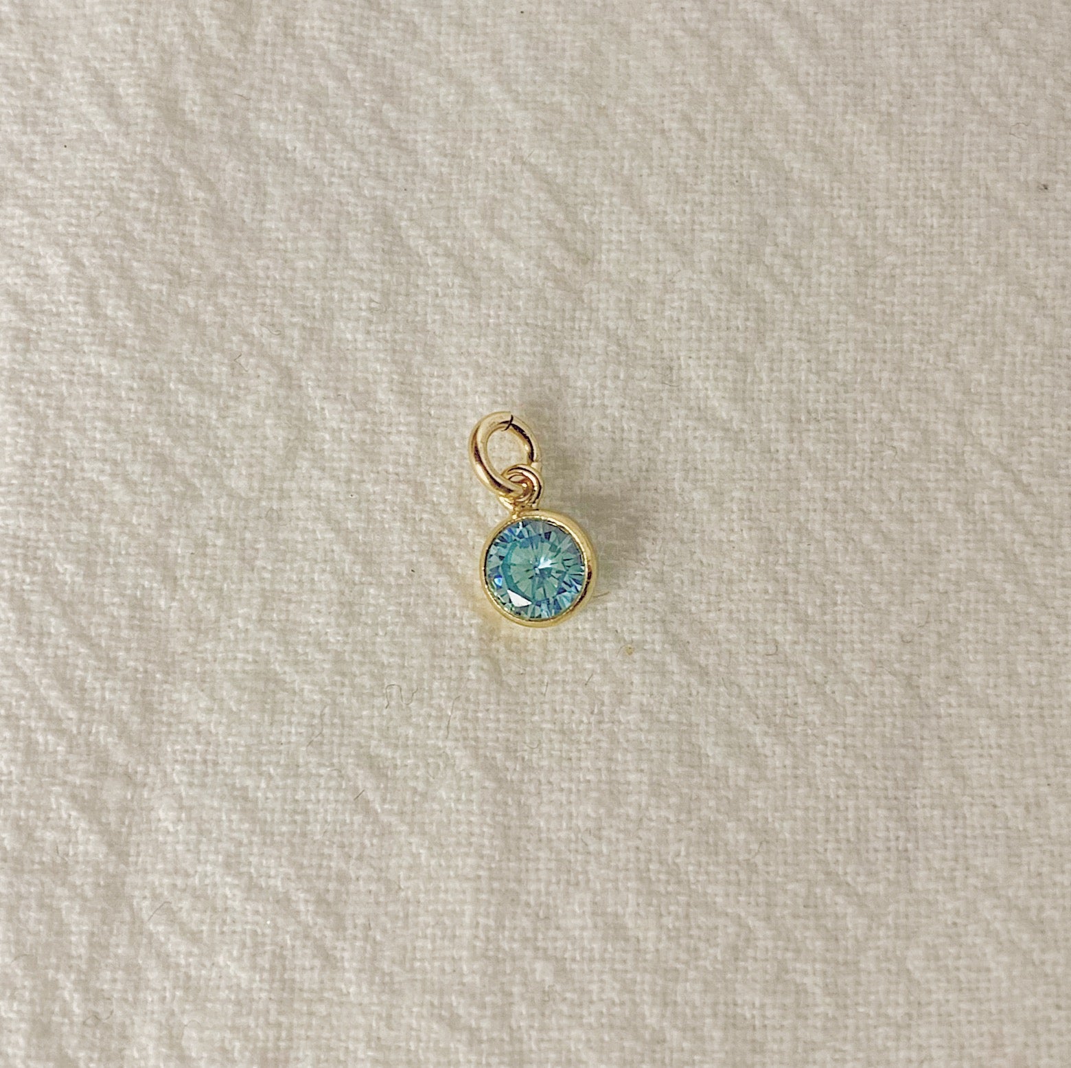 Birthstone CZ Charm