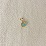 Birthstone CZ Charm