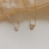 Lexi White CZ Necklace