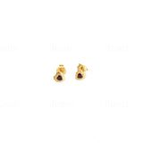 Fearless Heart Stud Earrings