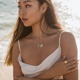 Apollo Smiley Sun Necklace