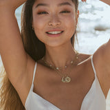 Apollo Smiley Sun Necklace