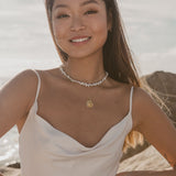 Apollo Smiley Sun Necklace