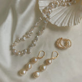 Raindrop Pearl Earrings