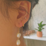 Raindrop Pearl Earrings