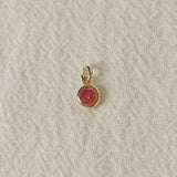 Birthstone CZ Charm