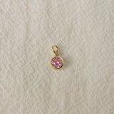 Birthstone CZ Charm