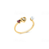 Fearless Heart Pearl Ring