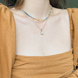 Prism Rainbow Sapphire Necklace