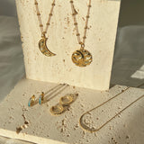 Aurelia Spiral 18K Gold Huggie Earrings