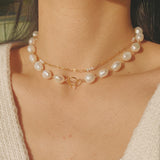 Freya Chunky Pearl Necklace